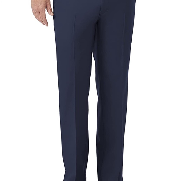 Haggar Other - Haggar Men’s Standards Solid Gabardine Superflex Waist Flat Front Pants